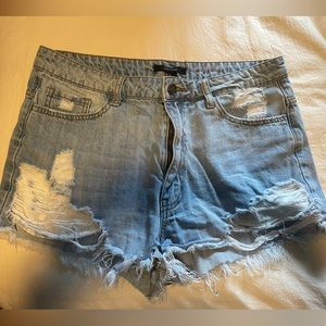 High Waisted Jean Shorts